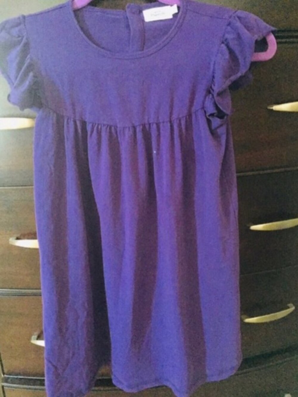 Purple Kids Dress, Pearls and Piggytails. NWOT